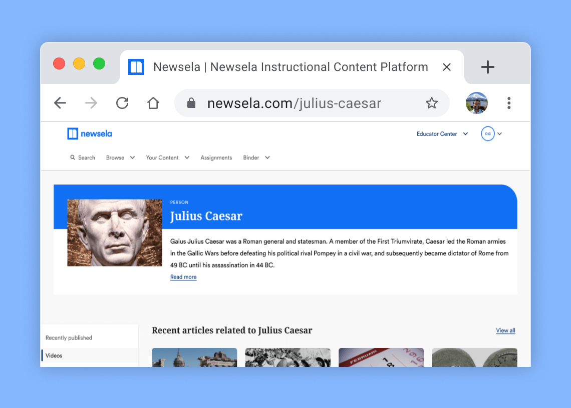 Newsela – Knowledge Pages